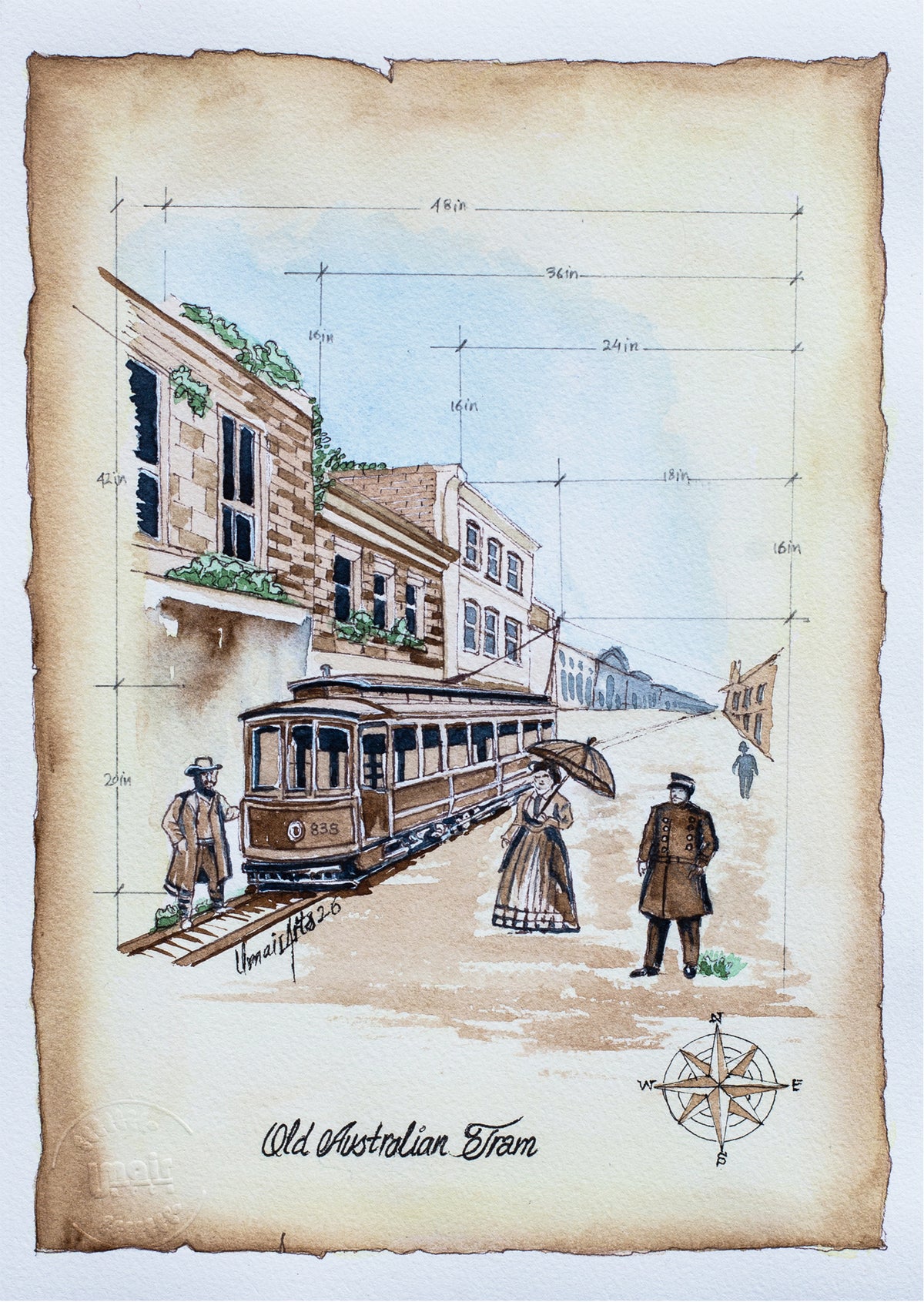 Old Australian Tram
