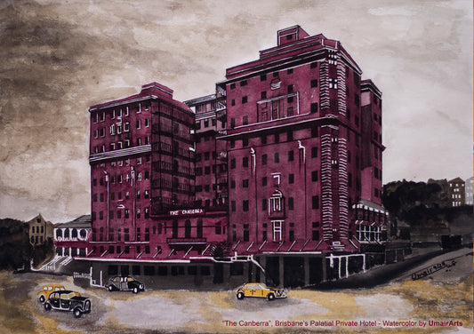 The Canberra Hotel in Brisbane circa 1930