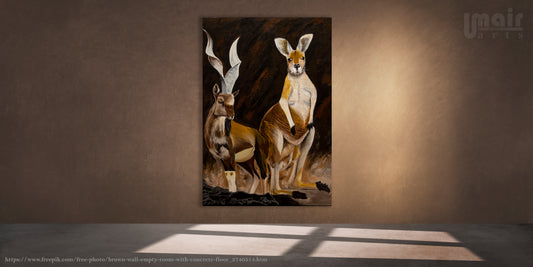 Multi-culture Series - National animals - Art Print