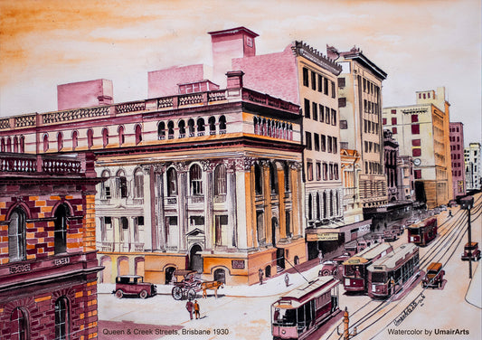 Queen Creek Streets Brisbane 1930