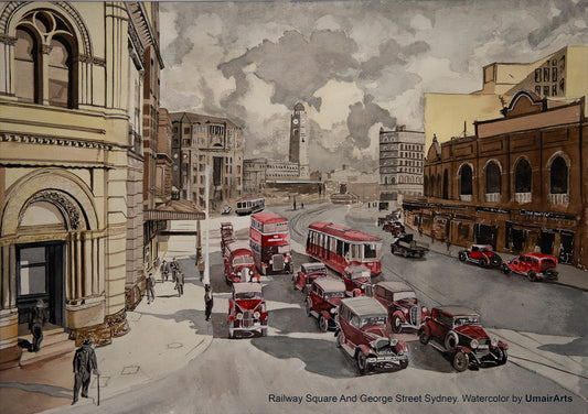 Railway Square and George Street Sydney